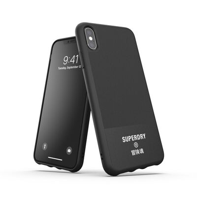 Coque Superdry Canvas pour iPhone X et iPhone XS Max - Noire