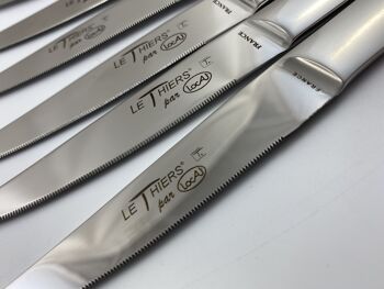 Coffret Couteaux Le Thiers - As de Coupe lame micro-dentée 6