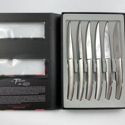 Schachtel mit Le Thiers-Messern - Ace of Cut mikroverzahnte Klinge