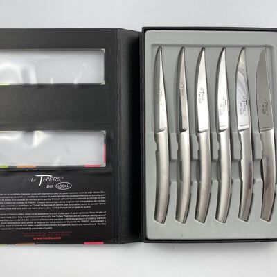 Set di coltelli Le Thiers - Toque Thiernoise microseghettato