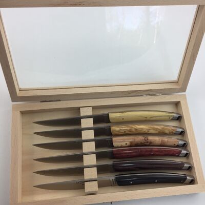 Box of Le Thiers knives - Assorted aprons