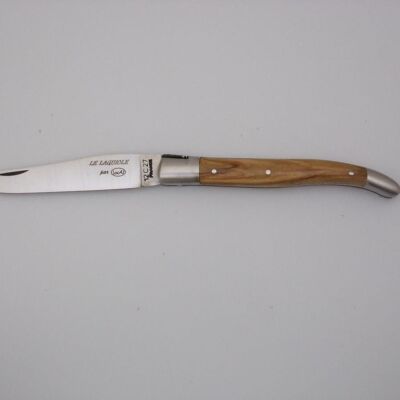 Le Laguiole folding knife 12cm Plain 2 bolsters