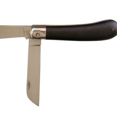 Doppia lama 1 coltello da potatura + 1 dritto - 18 cm