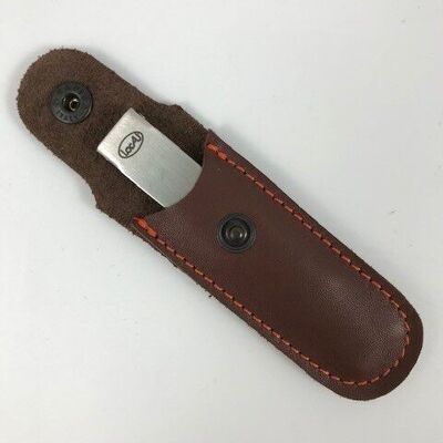 Nail clipper leather case - Chocolate
