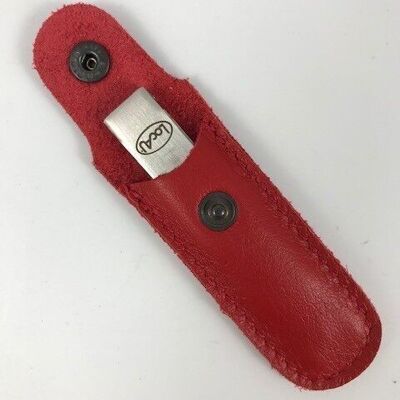 Nail clipper leather case - Red