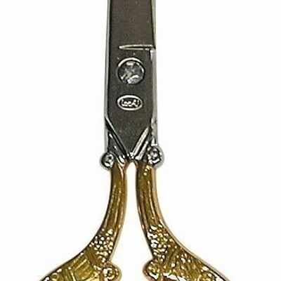 Golden Retro Linen Scissors - 13cm