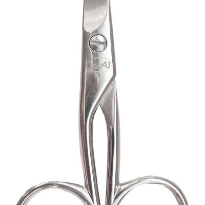 Left handed curved nail scissors