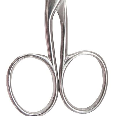 Left handed curved nail scissors