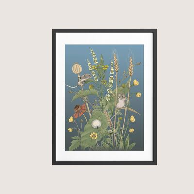 Meadow Mice - Framed Print - 18 x 24