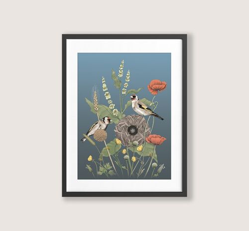 Meadow Chorus-framed art print-18x24