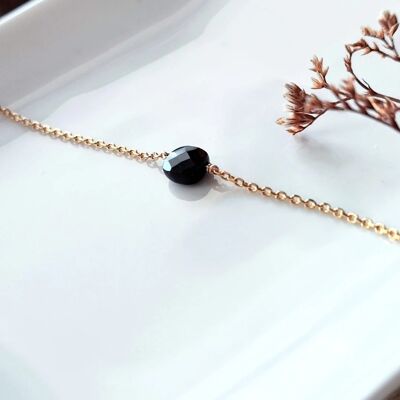 Bracelet Charlie Agate Noire
