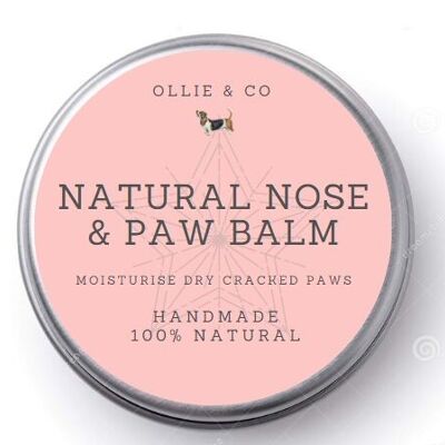 Natürlicher Nasen- und Pfotenbalsam für Hunde, 60 g