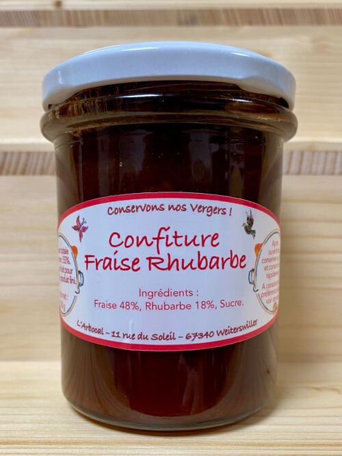 Confiture Fraise Rhubarbe