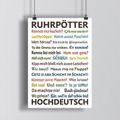 CARTE POSTALE - Ruhrpotetter haut allemand