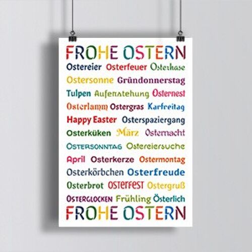 POSTKARTE - Frohe Ostern