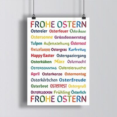 POSTKARTE - Frohe Ostern