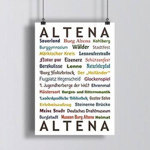 POSTKARTE - Altena