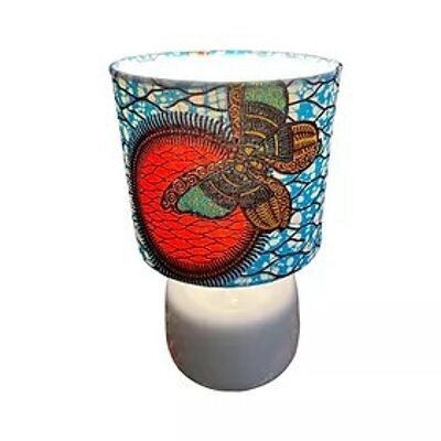 Lámpara de impresión de cera base cerámica