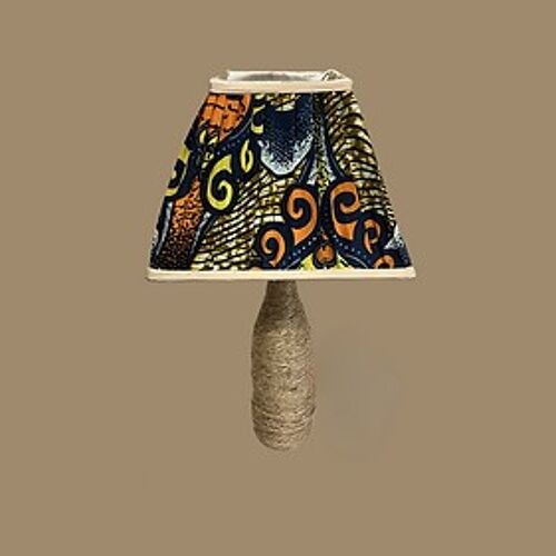Recycled Bottle Rope Wax print lamp