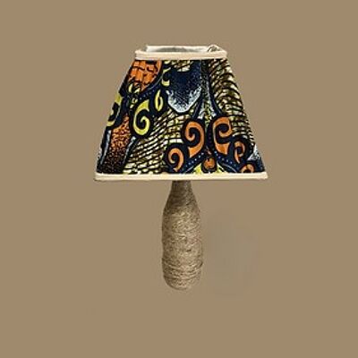 Recycled Bottle Rope Wax print lamp