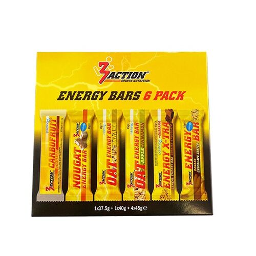 3ACTION ENERGY BARS 6 PACK