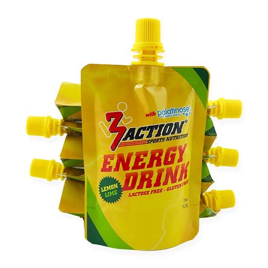 3ACTION ENERGY DRINK LEMON-LIME 75ML - 5+1 FOR FREE