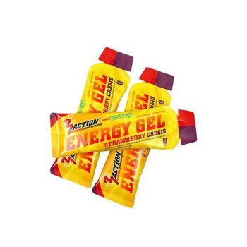 3ACTION ENERGY GEL FRAISE 34G - PRÉSENTOIR 25 PCS. 2