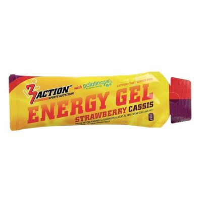 3ACTION ENERGY GEL STRAWBERRY 34G - DISPLAY 50 ST.
