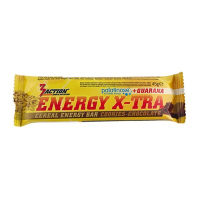 3ACTION ENERGY XTRA BAR COOKIES 45G - DISPLAY 40 ST.