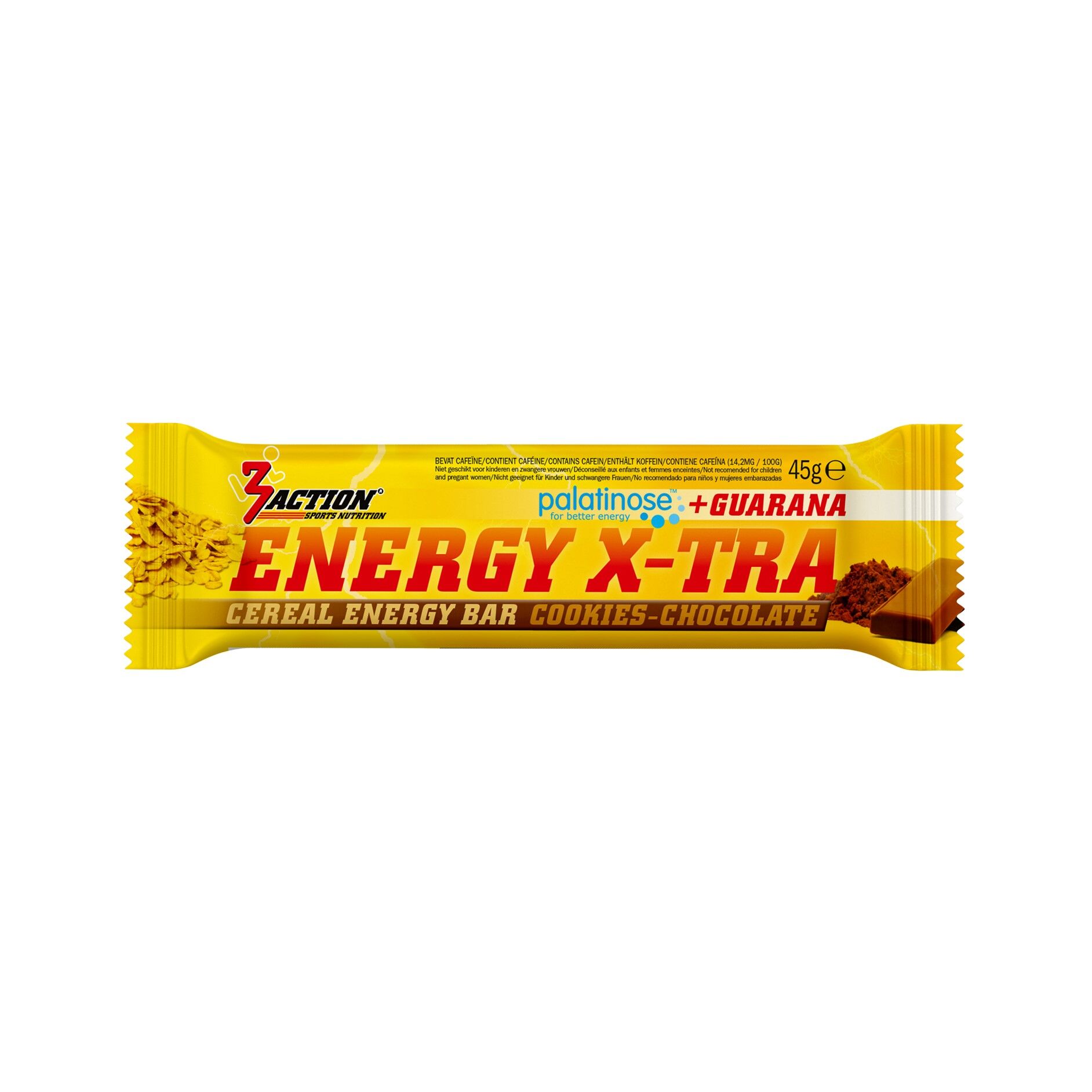 3ACTION ENERGY XTRA BAR COOKIES 45G - DISPLAY 40 PCS.
