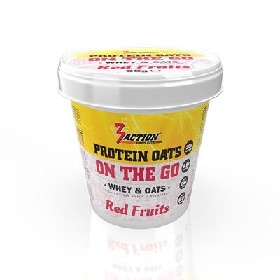 3ACTION PROTEIN OATS RED FRUIT 90G