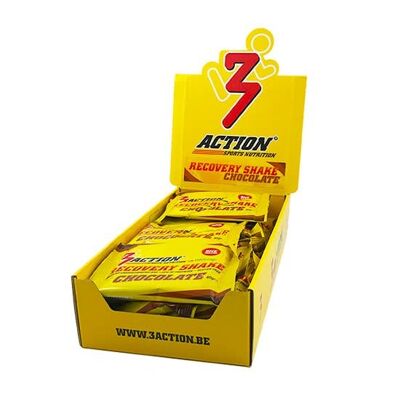 3ACTION RECOVERY SHAKE CHOCO. 40G - DISPLAY 30 ST.