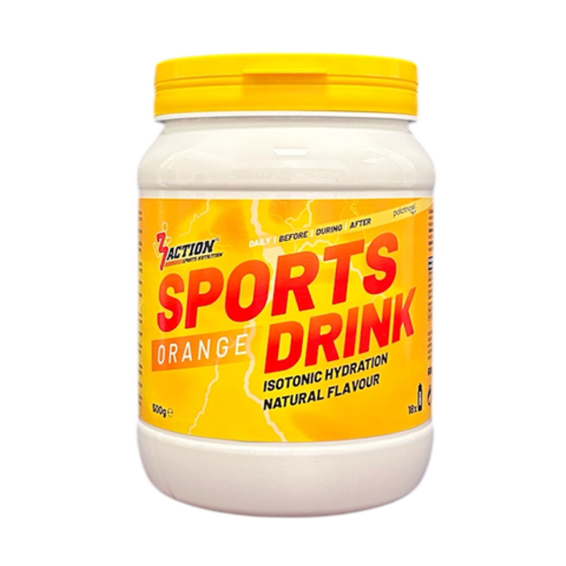 3ACTION SPORTS DRINK ORANGE 500G