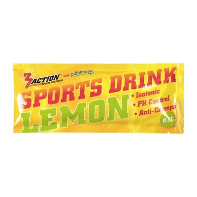 3ACTION SPORTS BOISSON CITRON 30G - PRÉSENTOIR 50 PCS.