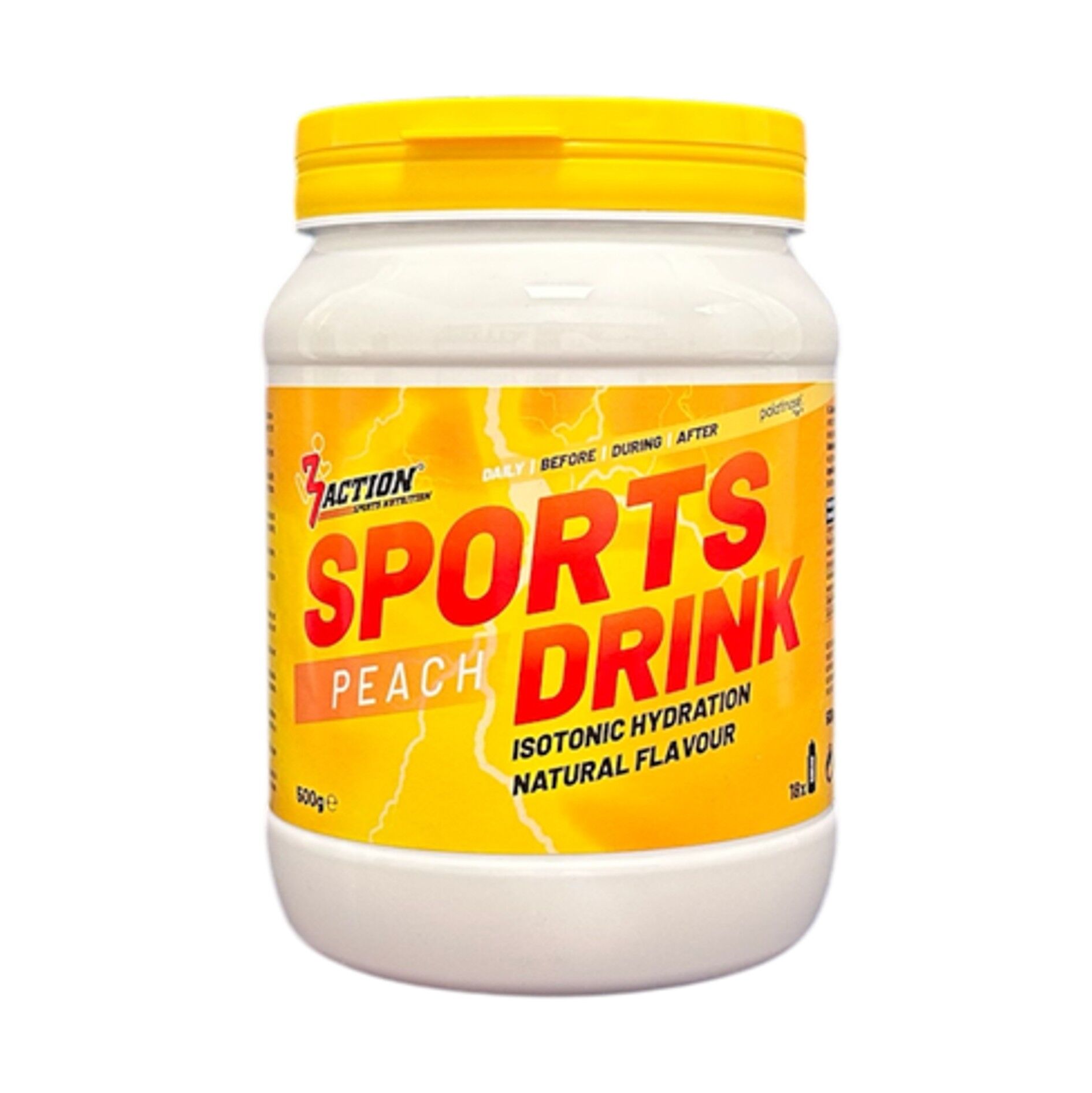 3ACTION SPORTS DRINK PEACH 500G