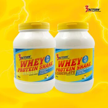 3ACTION WHEY PROTEIN SHAKE 900G CHOCOLAT 2