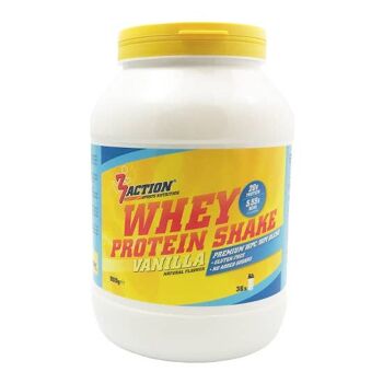 3ACTION WHEY PROTEIN SHAKE 900G VANILLE 1