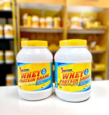 3ACTION WHEY PROTEIN SHAKE 900G VANILLE 2