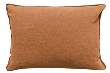 Housse de coussin TONY M cognac 1