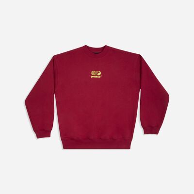 GOODBOIS - HOPE CREWNECK BURGUNDY