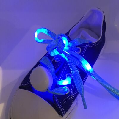 Lebhaft leuchtende LED-Schnürsenkel (Blau)