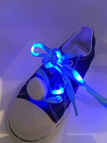 Lacets de chaussures à LED Vibrant Light Up (Bleu) 1