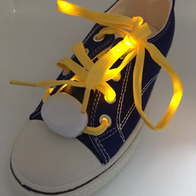 Vibrant Light Up LED Shoe laces (Yellow)