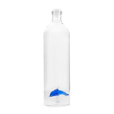 Flasche, Delphin, 1,2 l, Borosilikat