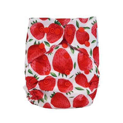 Strawberry - TE2 - Cloth diaper