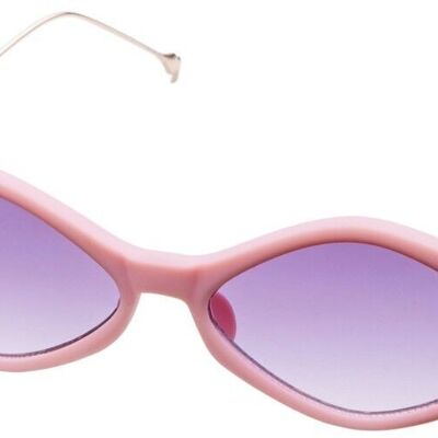 Lunettes de soleil - Sunheroes CHIHIRO - Monture Rose Bonbon avec Verres Gris Clair