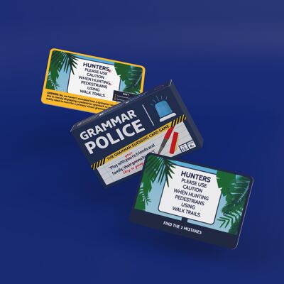 Grammar Police Card Game