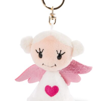 Guardian Angel 9cm key ring with heart