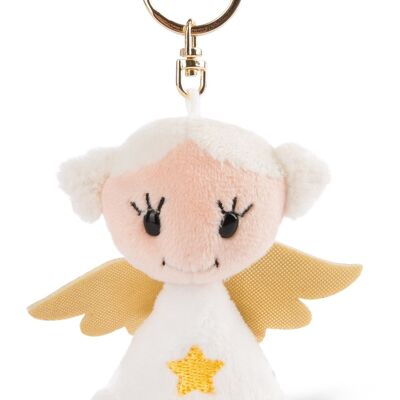 Guardian angel 9cm key ring with star