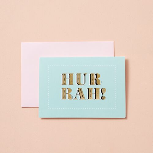 Hurrah - Greetings Cards